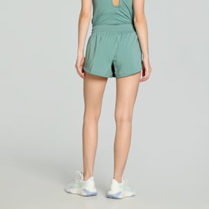 Train All Day Women's Woven 3" Training Shorts, Green Moon, extralarge-IND